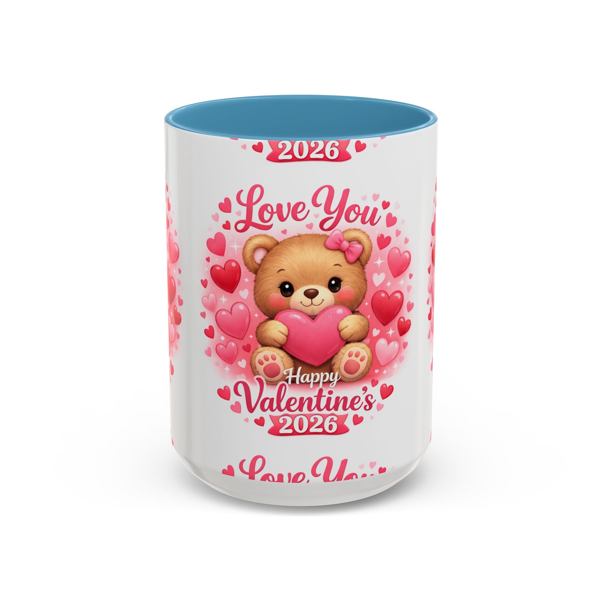 Valentine's Day 'Love Is in the Air 2026' Accent Coffee Mug (11/15oz)