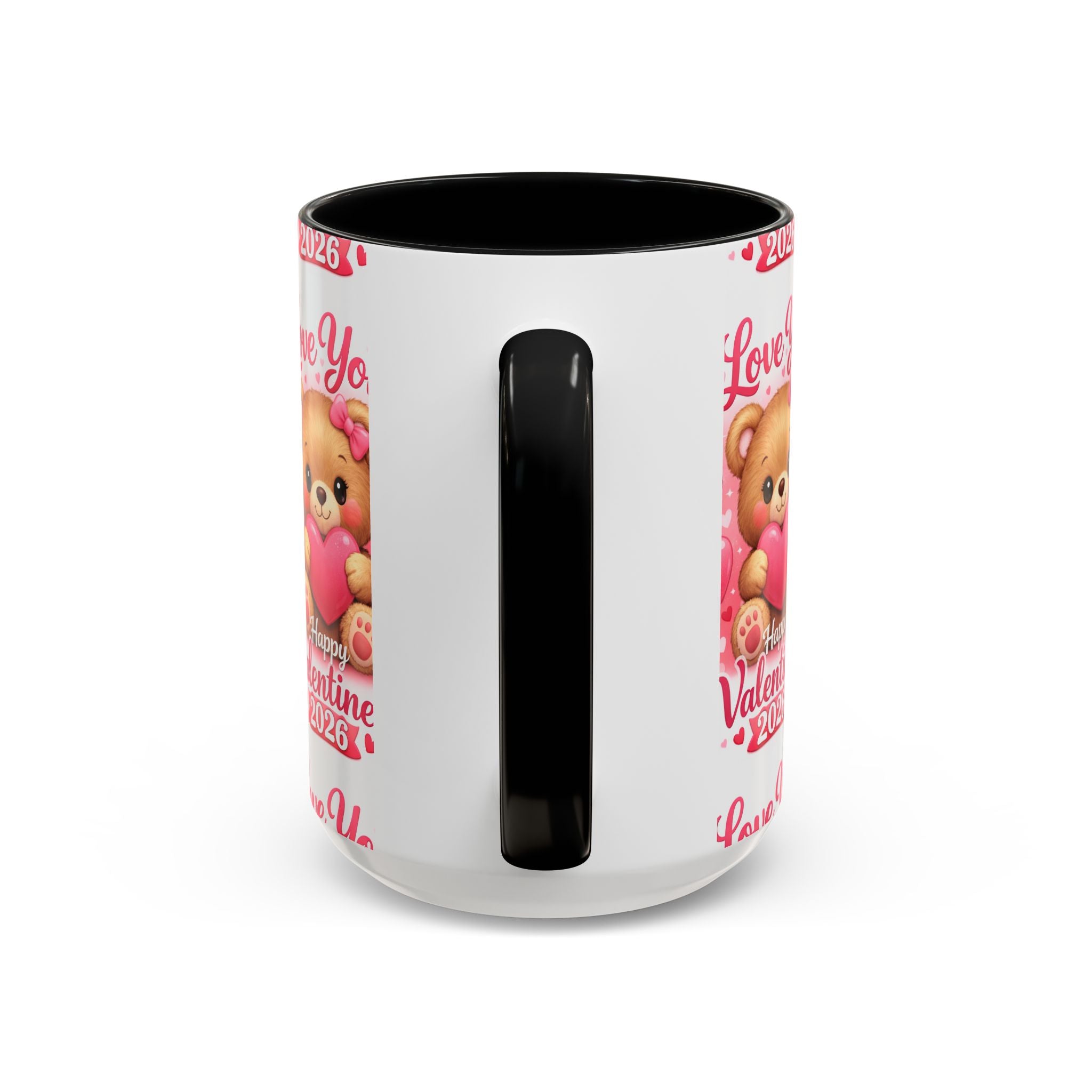 Valentine's Day 'Love Is in the Air 2026' Accent Coffee Mug (11/15oz)