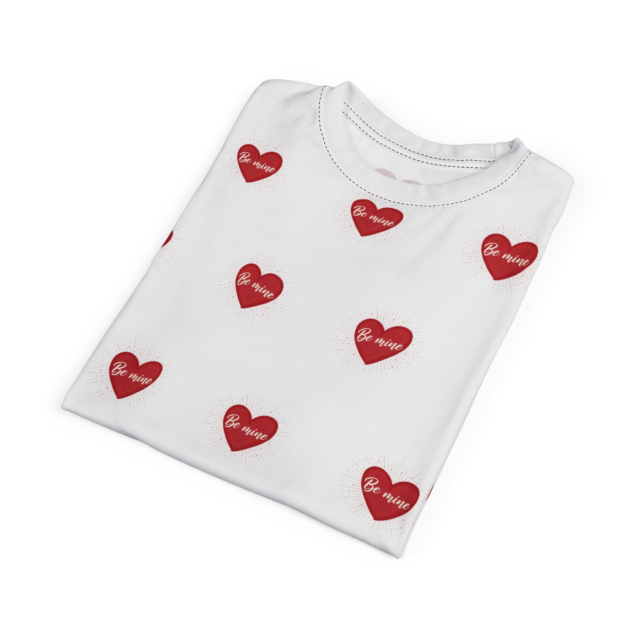 Be Mine Valentine's Day 2026 Tee — Black or White Stitch