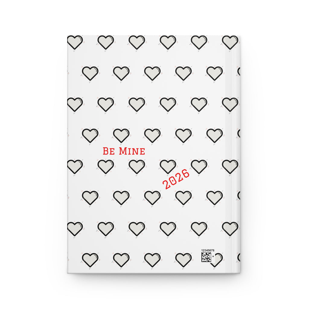 Heart Be Mine Valentine's Hardcover Journal Matte