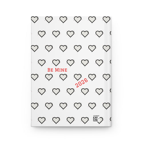 Heart Be Mine Valentine's Hardcover Journal Matte