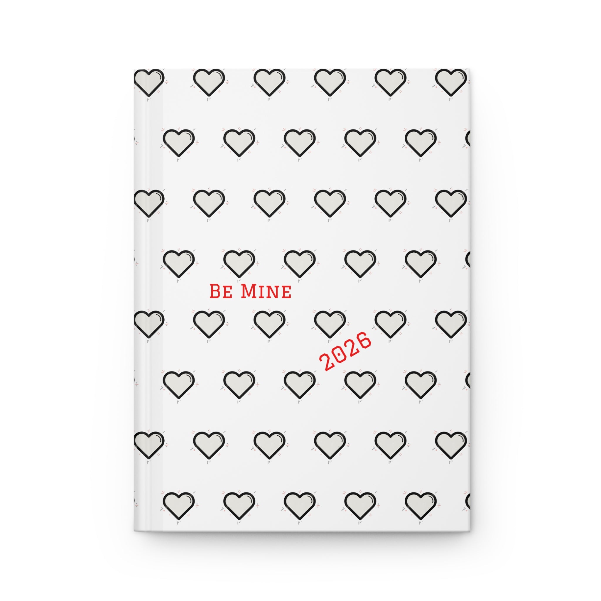 Heart Be Mine Valentine's Hardcover Journal Matte