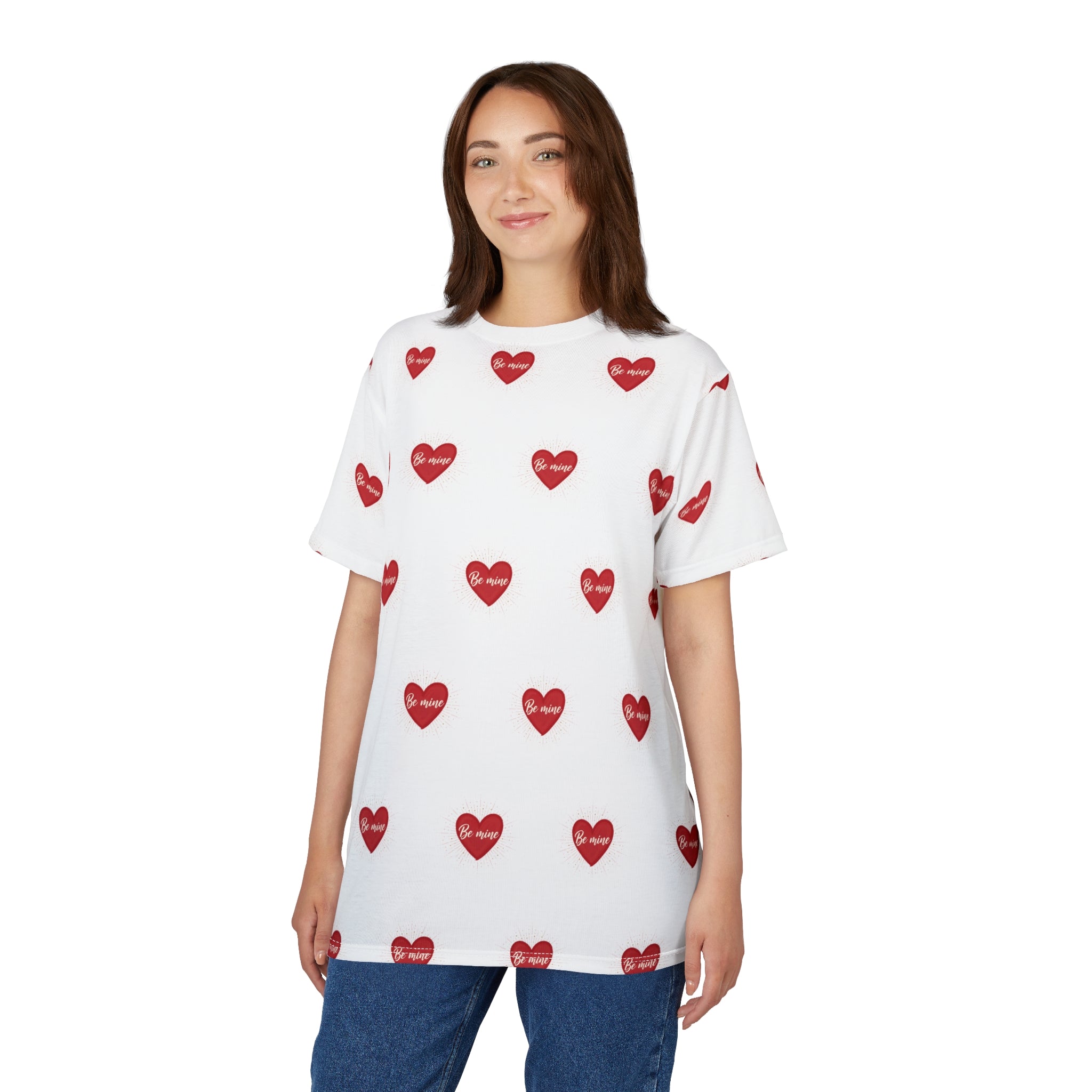 Be Mine Valentine's Day 2026 Tee — Black or White Stitch