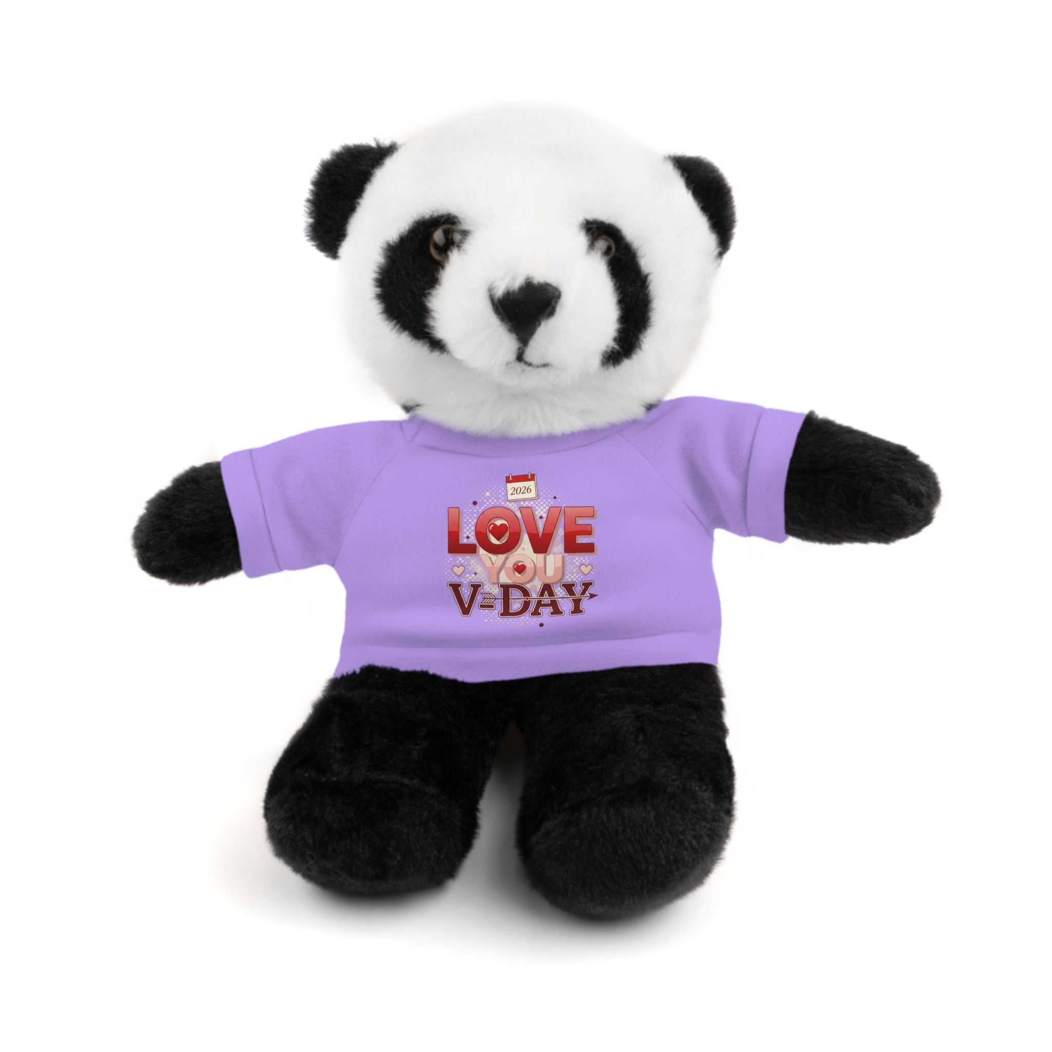 Valentine Animals (six choices) with "Love V-Day" Tee
