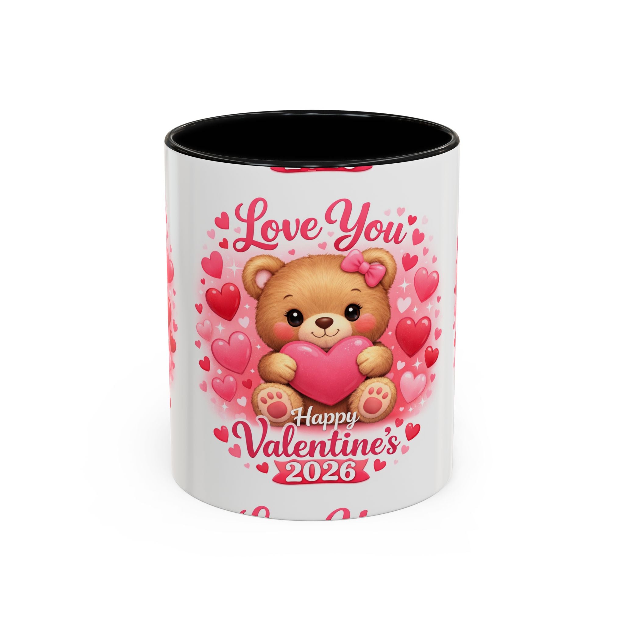 Valentine's Day 'Love Is in the Air 2026' Accent Coffee Mug (11/15oz)