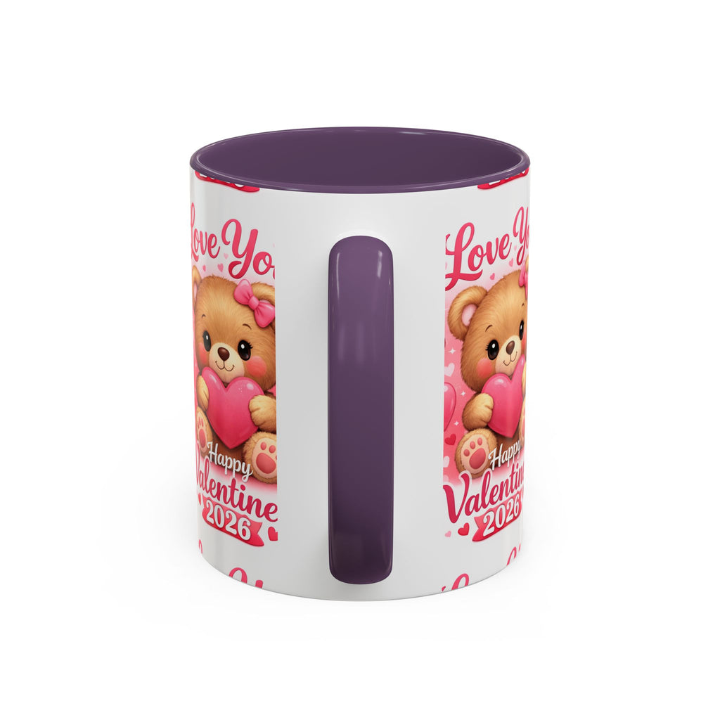 Valentine's Day 'Love Is in the Air 2026' Accent Coffee Mug (11/15oz)