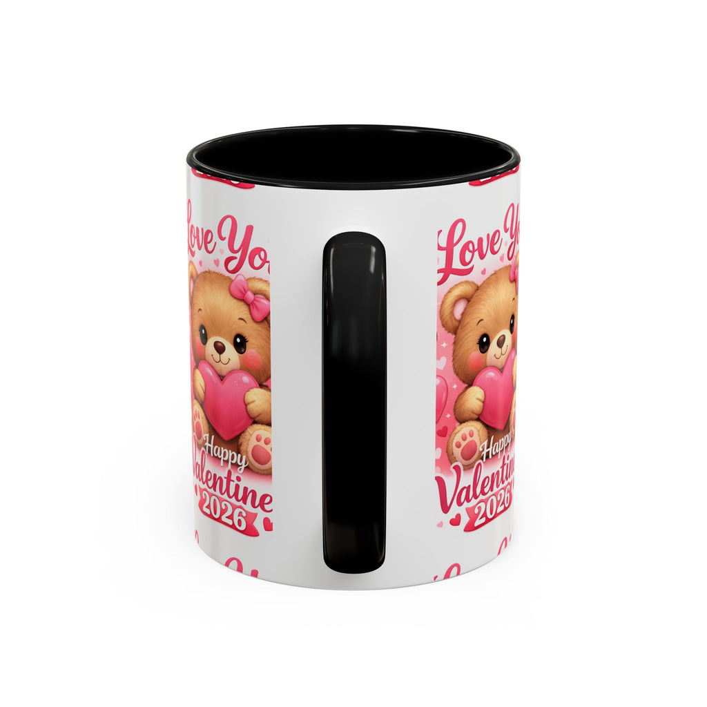 Valentine's Day 'Love Is in the Air 2026' Accent Coffee Mug (11/15oz)