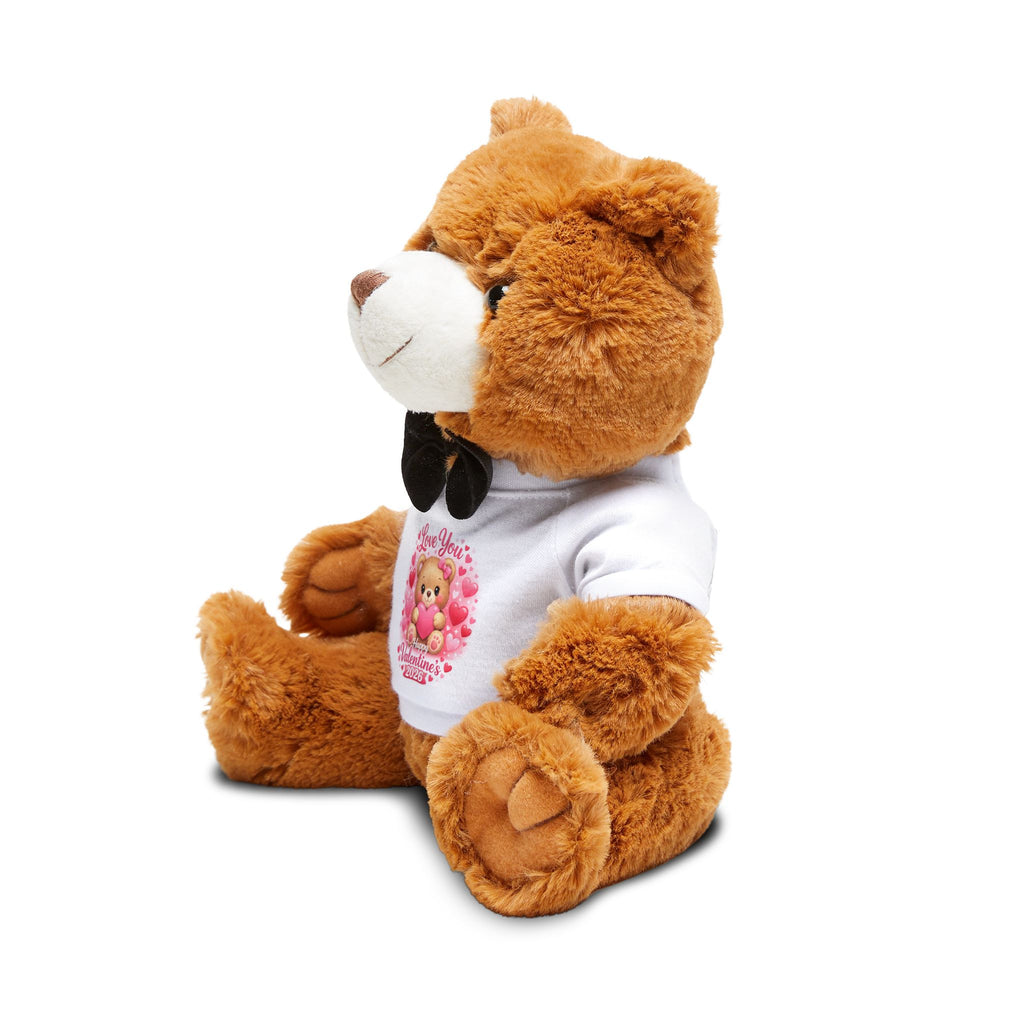 Valentine Teddy Bear with 'Be Mine' T-Shirt — Plush Gift for Kids & Couples