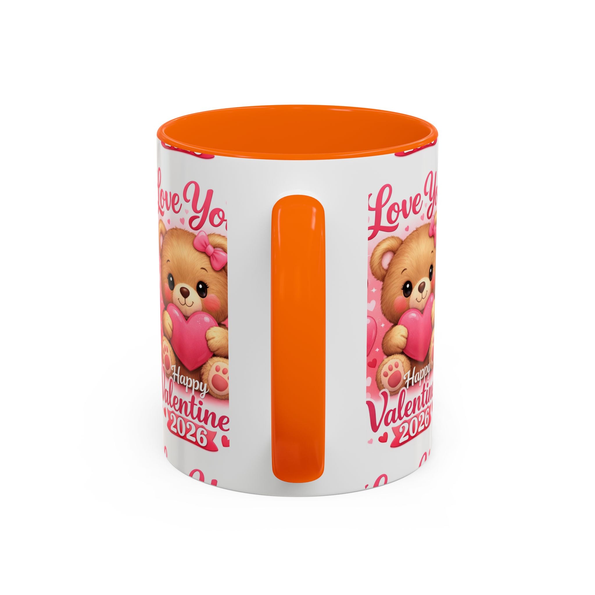 Valentine's Day 'Love Is in the Air 2026' Accent Coffee Mug (11/15oz)
