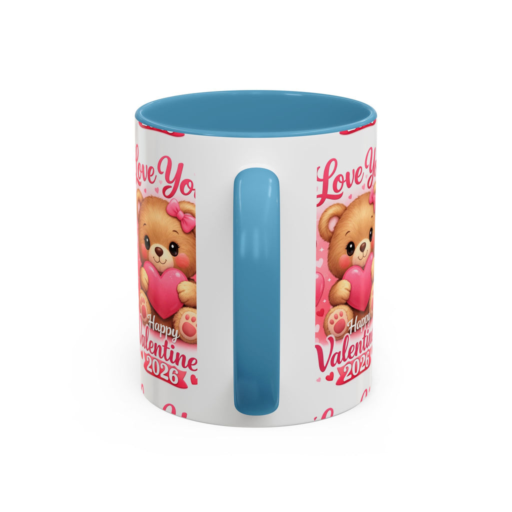 Valentine's Day 'Love Is in the Air 2026' Accent Coffee Mug (11/15oz)