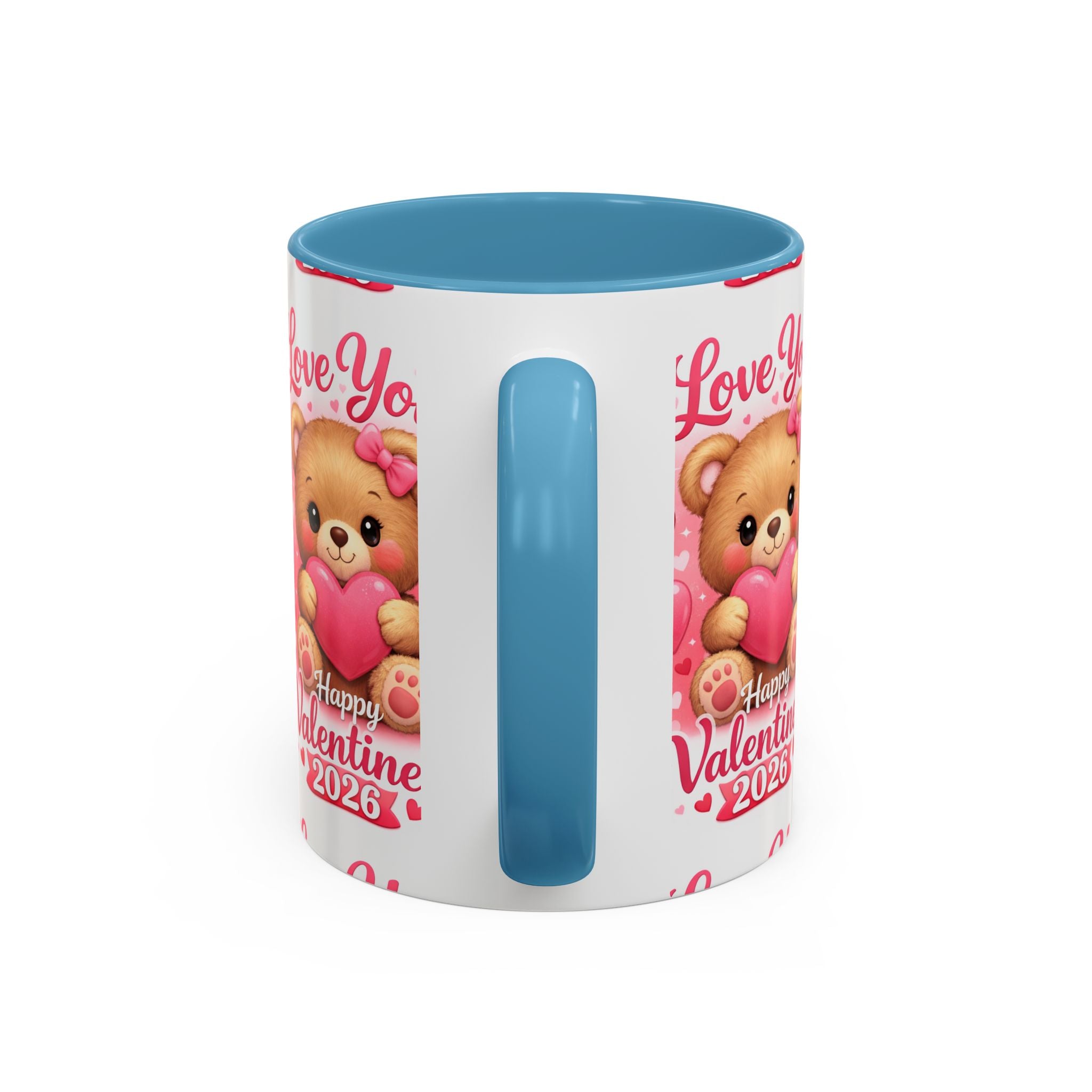 Valentine's Day 'Love Is in the Air 2026' Accent Coffee Mug (11/15oz)