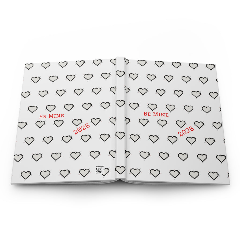 Heart Be Mine Valentine's Hardcover Journal Matte