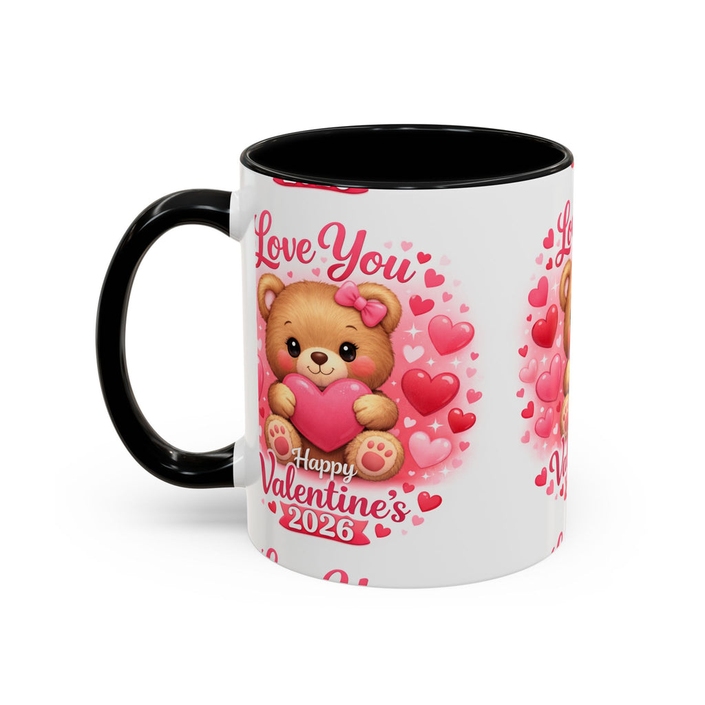 Valentine's Day 'Love Is in the Air 2026' Accent Coffee Mug (11/15oz)