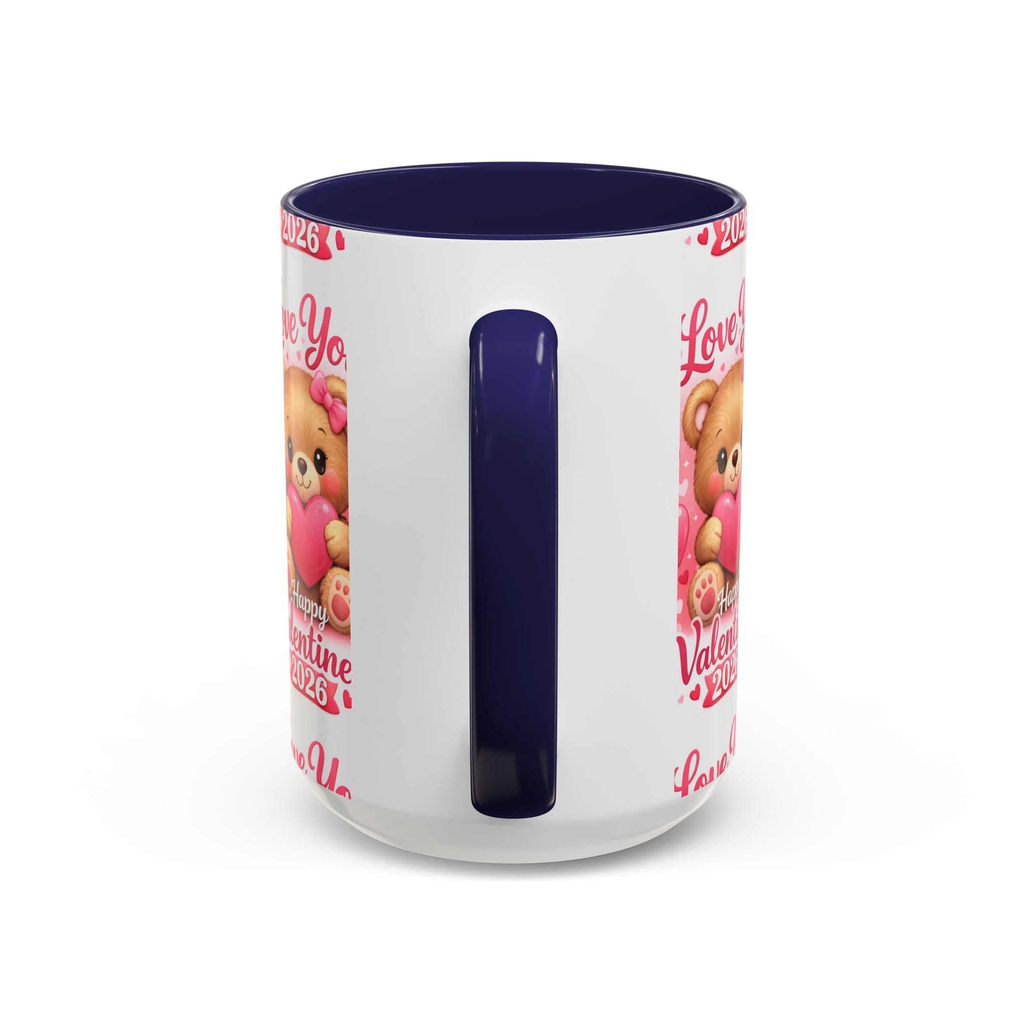 Valentine's Day 'Love Is in the Air 2026' Accent Coffee Mug (11/15oz)
