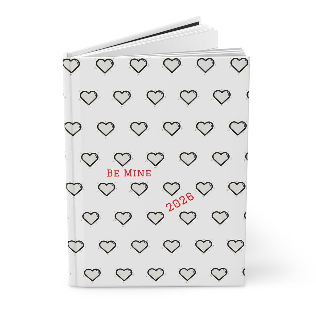 Heart Be Mine Valentine's Hardcover Journal Matte
