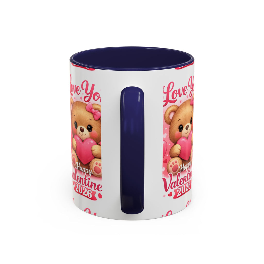 Valentine's Day 'Love Is in the Air 2026' Accent Coffee Mug (11/15oz)