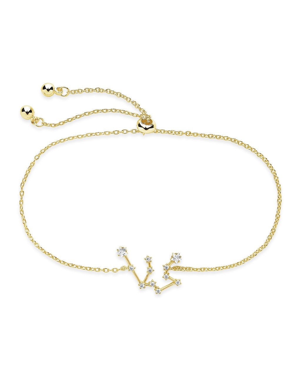 'When Stars Align' Constellation Bracelet Gold Aquarius (Jan 20 - Feb 18)