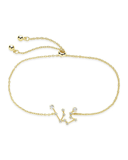 'When Stars Align' Constellation Bracelet Gold Aquarius (Jan 20 - Feb 18)