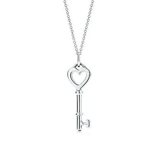 Heart and Key Necklace