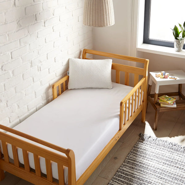 Cooling Bamboo Crib Fitted Sheet WHITE